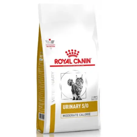 Сухой корм Royal Canin Urinary S/O Moderate Calorie при мочекаменной болезни у кошек, 400 г