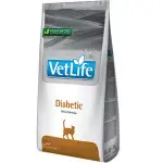 Сухий лікувальний корм для котів Farmina Vet Life Diabetic для контролю рівня глюкози в крові при цукровому діабеті 2 кг