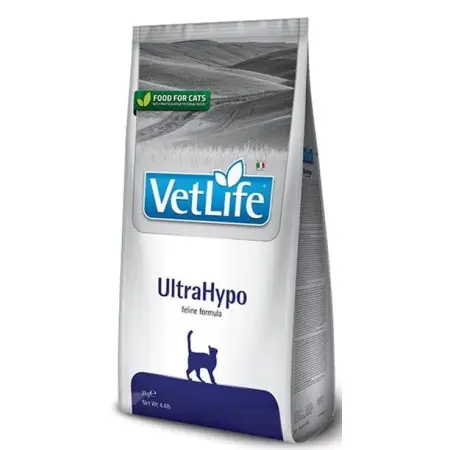 Сухий лікувальний корм для котів Farmina Vet Life UltraHypo дієт. харчування, при харчовій алергії 400 г