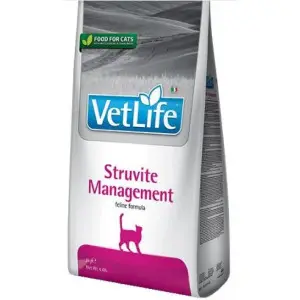 Сухий лікувальний корм Farmina Vet Life Management Struvite для лікування та профілактики рецидивів струвітних уролітів для котів 2 кг