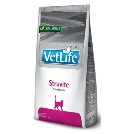 Сухий лікувальний корм Farmina Vet Life Struvite дієт. харчування для котів, для розчинення струменевих уролітів, 400 г