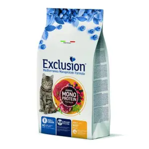 Сухий моноротеїновий корм Exclusion Adult Beef для дорослих котів з яловичиною 300 г