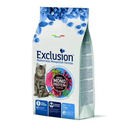 Сухий моноротеїновий корм Exclusion Adult Tuna для дорослих котів з тунцем 12 кг