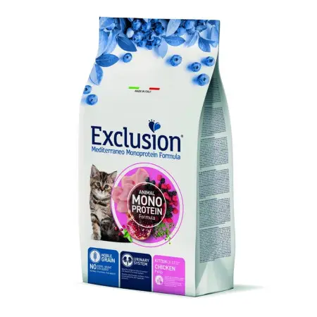 Сухой моноротеиновый корм Exclusion Kitten Chicken для котят с курицей 300 г