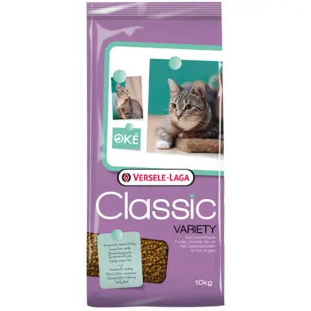 Versele-Laga Classic Cat Variety ВЕРСЕЛЕ-ЛАГА КЛАССИК ВЕРАИТИ сухой премиум корм для кошек, 10 кг