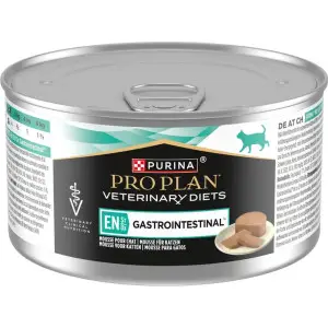 Вологий дієтичний корм Purina Pro Plan EN Gastrointestinal для кошенят та дорослих котів, для зменшення розладів кишкової абсорбації та годівлі у період відновлення, одужання мус 195 г
