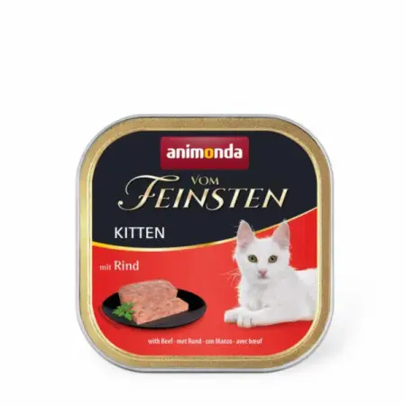 Влажный корм Animonda Vom Feinsten для котят, с говядиной, 100 г