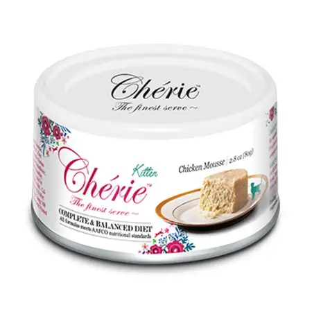 Влажный корм Cherie Complete&Balanced Chicken Мусс из курицы для котят 80 г