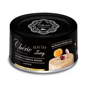 Влажный корм Cherie Healthy Living Мусс из курицы и тыквы для кошек 80 г