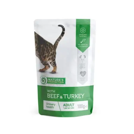 Влажный корм для здорового развития котят с говядиной Nature‘s Protection Kitten Healthy Growth with Beef 100г