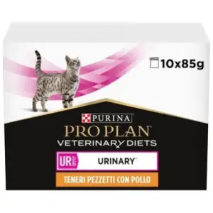 Вологий корм для кішок із захворюванням сечостатевої системи Purina Veterinary Diets Urinary, з куркою, 10 х 85 г