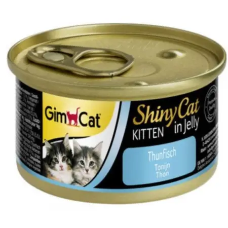 Вологий корм для кошенят GimCat Shiny Cat з тунцем 70 г