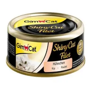 Вологий корм для котів GimCat Shiny Cat Filet курка 70 г