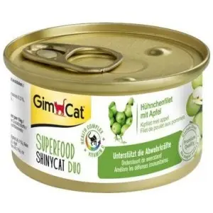 Вологий корм для котів GimCat Shiny Cat курка та яблуко 70 г