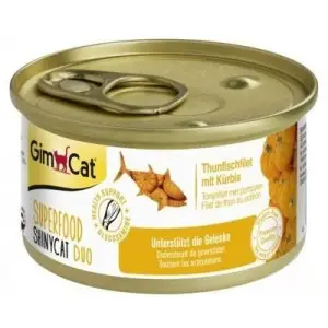 Вологий корм для котів GimCat Shiny Cat тунець та гарбуз 70 г