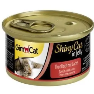 Вологий корм для котів GimCat Shiny Cat з тунцем і лососем 70 г