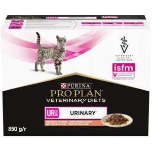 Вологий корм для котів із захворюванням нирок Purina Pro Plan Veterinary Diets NF Renal Function Early Care з лососем 10 x 85 г