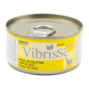 Вологий корм для котів VIBRISSE JELLY, куряче філе в желе, 70г