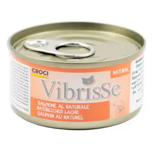 Вологий корм для котів VIBRISSE лосось у влас.соку, 70г