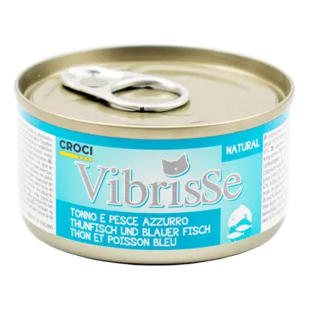 Вологий корм для котів VIBRISSE тунець/анчоус, 70г