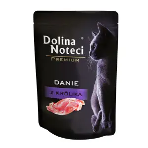 Вологий корм Dolina Noteci Danie для котів з кроликом,85 гр