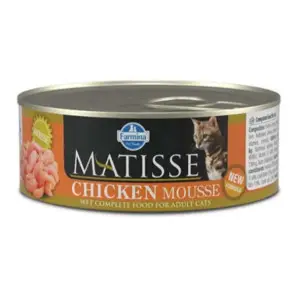 Вологий корм Farmina Matisse Cat Mousse Chicken для дорослих котів, з куркою, 85 г