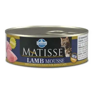 Вологий корм Farmina Matisse Cat Mousse Lamb для дорослих котів, з ягням, 85 г