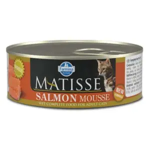 Вологий корм Farmina Matisse Cat Mousse Salmon для дорослих котів, з лососем 85 г