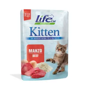 Вологий корм LifeCat Kitten Beef для кошенят, яловичина, 70 г