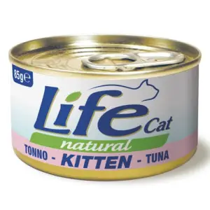 Вологий корм LifeCat Kitten Tuna для кошенят від 6 тижнів, зі смаком тунця, 85 г