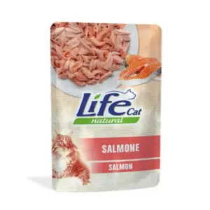 Вологий корм LifeCat Salmon для котів від 6 місяців, з лососем, 70 г