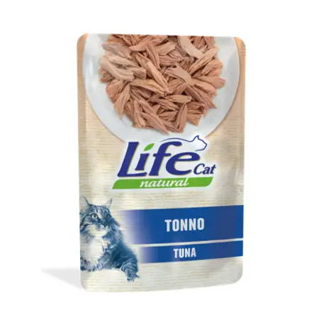 Влажный корм LifeCat Tuna для кошек от 6 месяцев, с тунцом, 70 г