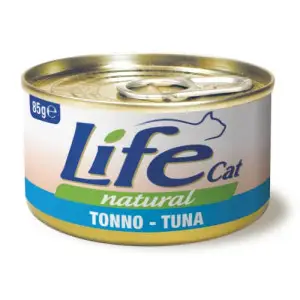 Влажный корм LifeCat Tuna для кошек от 6 месяцев, с тунцом, 85 г