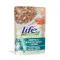Вологий корм LifeCat Tuna With Alaska Pollock&Salmon для дорослих котів, тунець з тріскою та лососем, 70 г