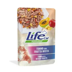 Влажный корм LifeCat Tuna With Fruit Mix для кошек для кошек от 6 месяцев, с тунцом и фруктовым миксом, 70 г