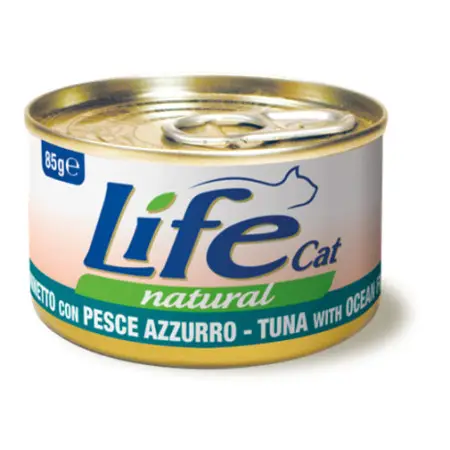 Влажный корм LifeCat Tuna With Ocean Fish для кошек от 6 месяцев, с тунцом и океанической рыбой, 85 г