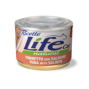 Влажный корм LifeCat Tuna With Salmon для кошек от 6 месяцев, с тунцом и лососем, 150 г