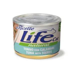 Влажный корм LifeCat Tuna With Squids для кошек от 6 месяцев, с тунцом и кальмарами, 150 г