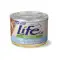 Вологий корм LifeCat Tuna With White Fish для котів від 6 місяців, з тунцем та білою рибою, 150 г