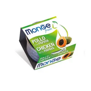 Вологий корм Monge Cat Wet Adult для котів з куркою та папайєю 80 г
