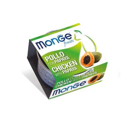 Вологий корм Monge Cat Wet Adult для котів з куркою та папайєю 80 г