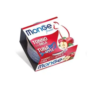 Вологий корм Monge Cat Wet Adult для котів з тунцем та яблуком 80 г