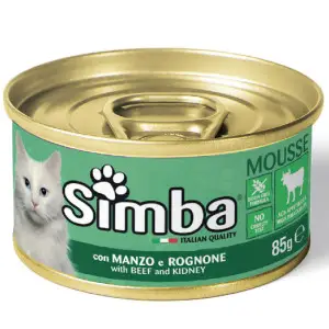 Вологий корм Monge Simba Cat Wet для котів Паштет з телятиною 85 г
