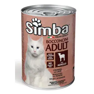 Вологий корм Monge Simba Cat Wet для котів з ягням 415 г