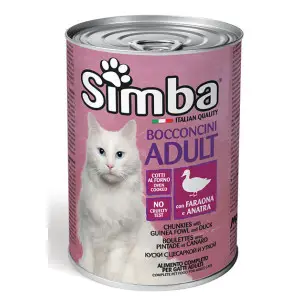 Вологий корм Monge Simba Cat Wet з цесаркою та качкою 415 г