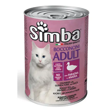 Вологий корм Monge Simba Cat Wet з цесаркою та качкою 415 г