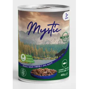 Вологий корм Mystic для котів шматочки Анчоуса в желе 400г 