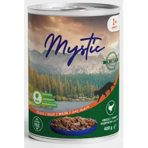 Вологий корм Mystic для котів шматочки Індичка в желе 400г