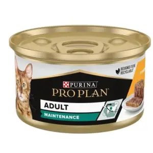 Вологий корм Purina Pro Plan Adult Maintenance для дорослих кішок Шматочки в паштеті з куркою 85 г