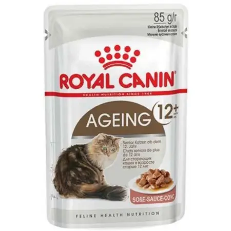 Вологий корм Royal Canin Ageing 12+ для кішок старше 12 років, шматочки в соусі, 85 г